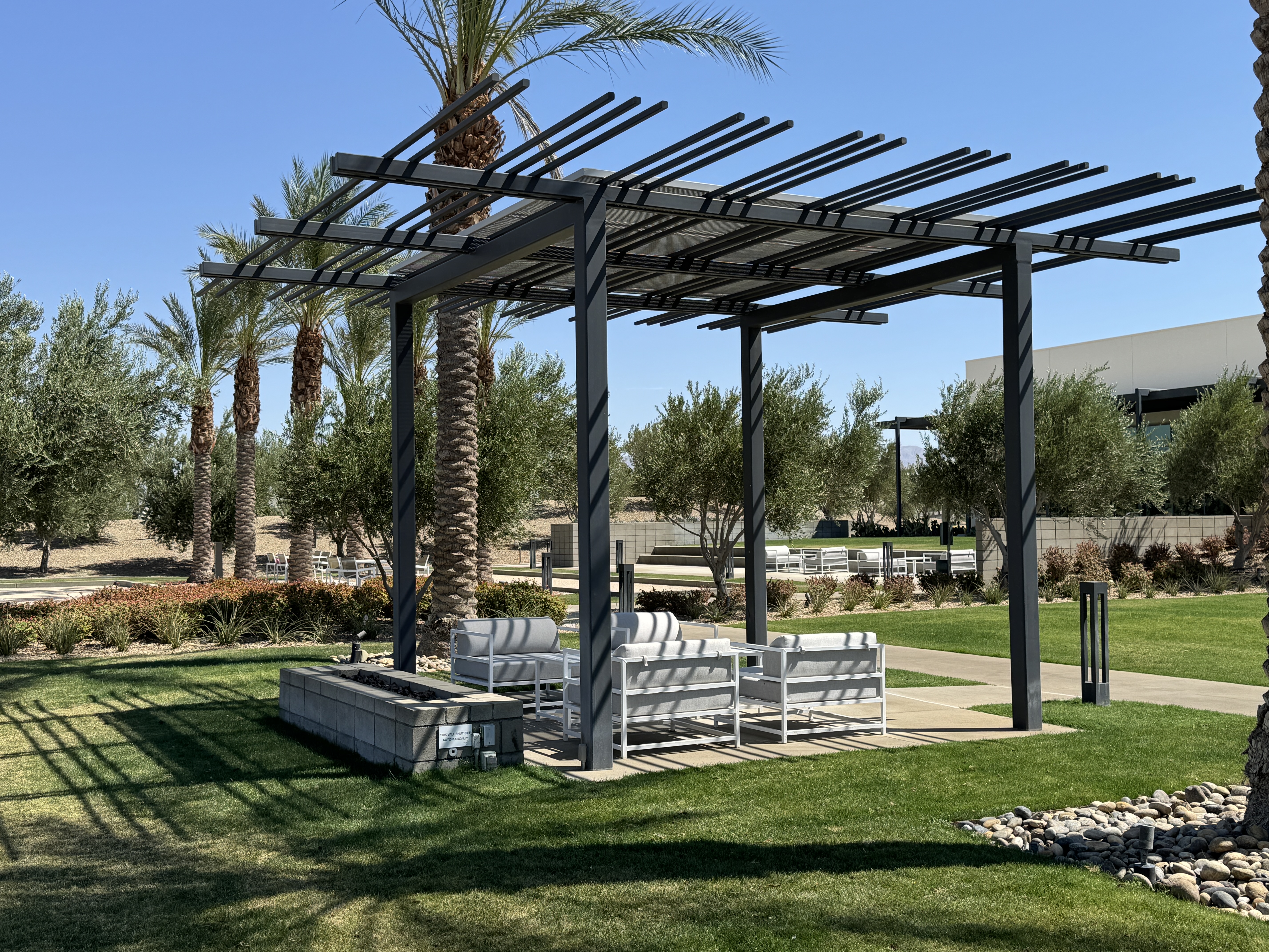 Outdoor Gray Sunbrella Cushions for Miralon Country Club